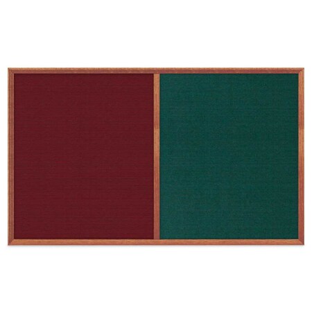 United Visual Products Slim Style Indoor Enclosed Corkboard, 18 UV501SCH-SATIN-AMETHY